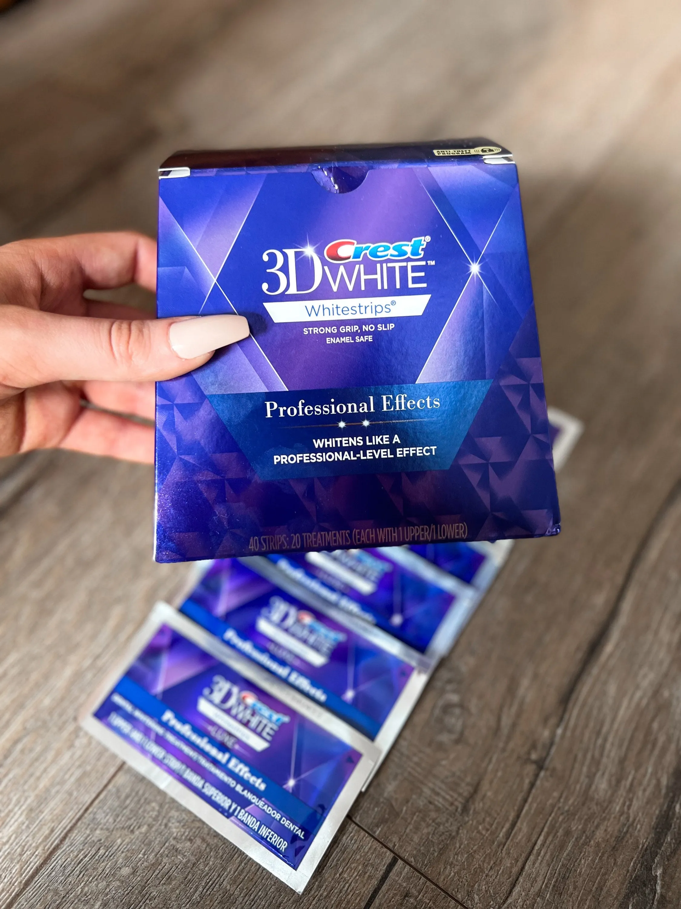 32176 crest luxe whitening strips application
