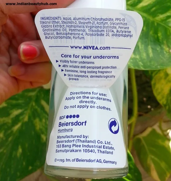 32281 nivea whitening deodorant underarm